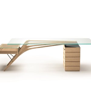 Director table Cavour CM by Zanotta in a corporate cabin