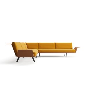 Zinta Lounge with padding on seat and backrest