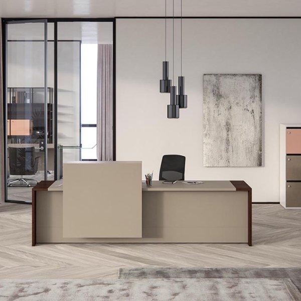 Estel Italian-made office furniture in a workplace