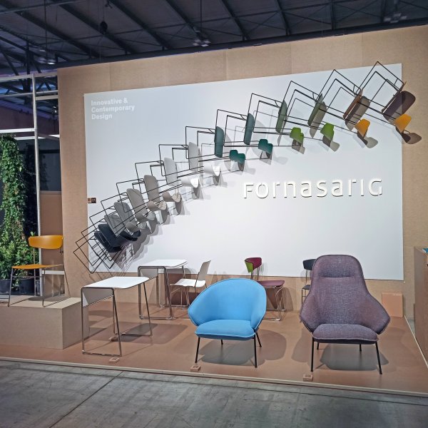 Fornasarig chairs and tables for offices campuses and hospitality projects
