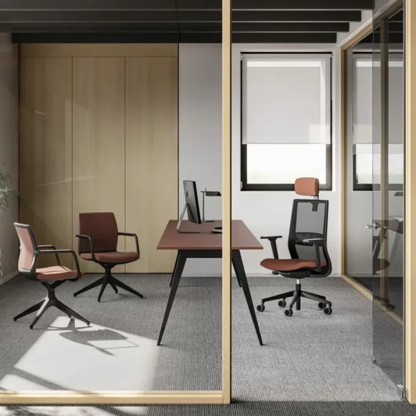 Kastel stacking chairs for a large institutional hall