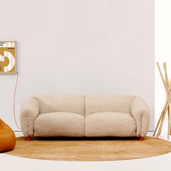 Curated Zanotta pieces in a premium hospitality lounge